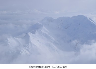Snow Covered Mountain Near Denali
