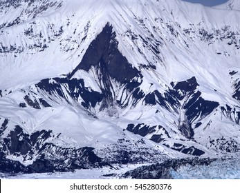 Snow Covered Mountains Glacier Ocean Cruise Rocks Ice Cap