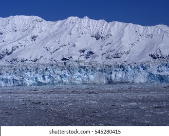 Snow Covered Mountains Glacier Ocean Cruise Rocks Ice Cap