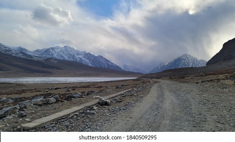 snow covered peaks on Shandur, Pass Chitral, Khyber Pakhtunkhwa, Pakistan