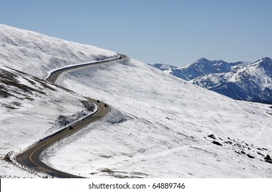 Snow Covered Trail Ridge Road, Rocky Mountain National Park