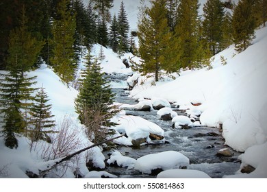 Snow Covered Tumalo Creek Bend Oregon Stock Photo 550814863 | Shutterstock