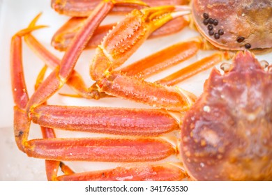 Snow Crab Or Chionoecetes Opilio Sale In Japan.