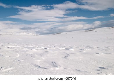 Snow Dunes, Lapland North Sweden