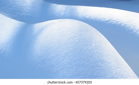 Snow Erotica.texture Of The Snow Mound
