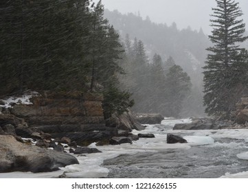 Snow Fall On Clear Creek, Colorado