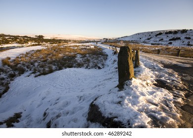 Snow Fall On Dartmoor