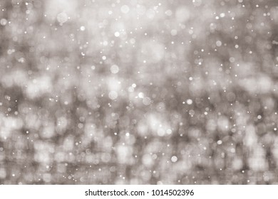 Snow Falling Close Up Winter Saskatchewan Canada