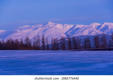 Snow Field With Snow-melting Agent
