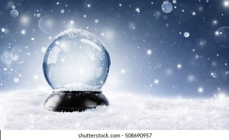 Globe de nieve - bola mágica de Navidad
