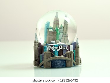 Snow globe new york icon christmas holiday usa isolated white background   statue of liberty ball glass travel america - Powered by Shutterstock