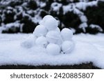 Snow globes. Winter fun. Children