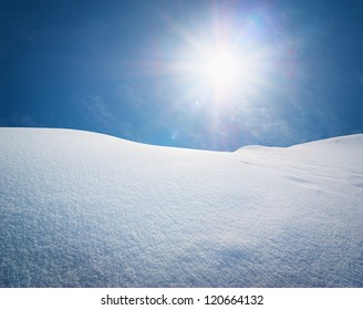 Snow hills. Composition of nature. - Powered by Shutterstock