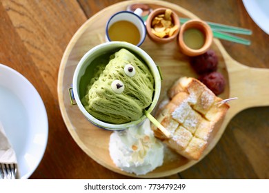 Snow Ice Cream Green Tea Matcha Madness