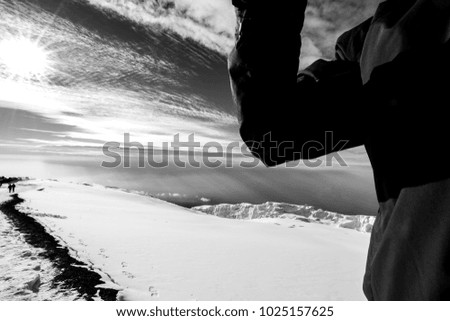 Similar – Image, Stock Photo 79 [dune climbing] Joy