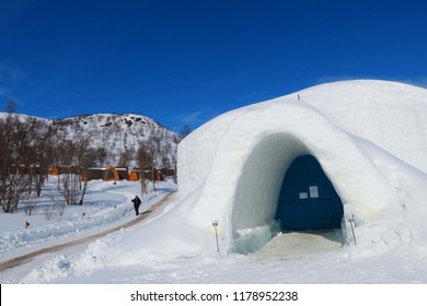 Snow Igloo Village In Finland 