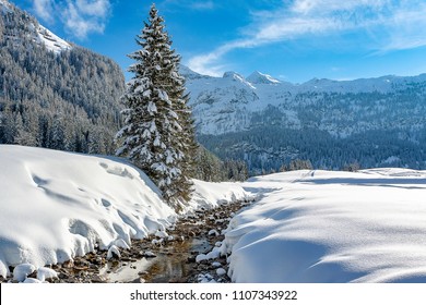 Snow Landscape In Hohe Tauern Austria