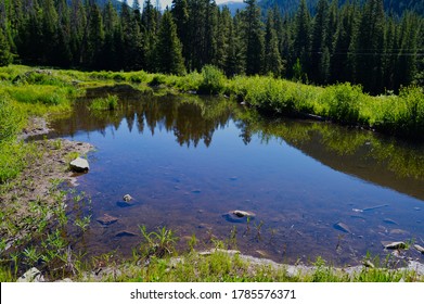 Snow Melt Pond Near Keystone, CO