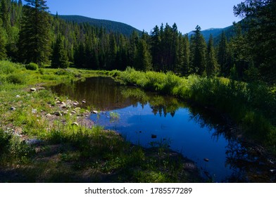 Snow Melt Pond Near Keystone, CO