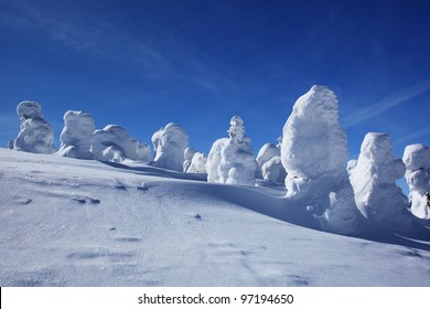 Snow Monster On Mount Zao, Yamagata Tohoku Japan