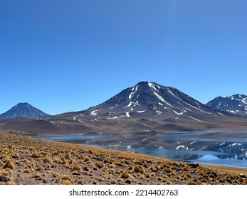 Snow Montain Lake Mirror Ice