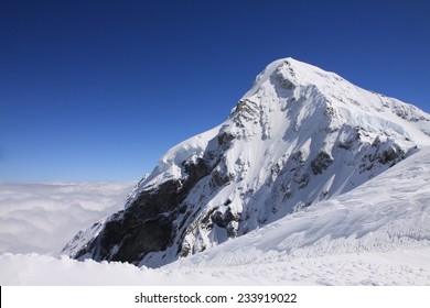 Snow Mountain At Jungfraujoch, Switzerland