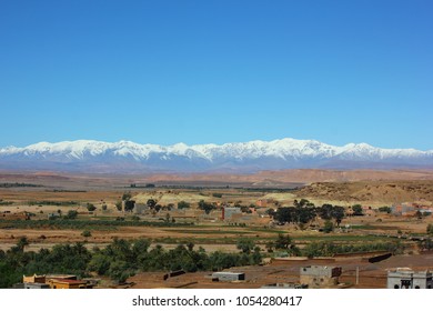 Snow mountain in Morocco.