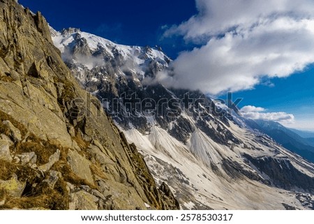 Similar – Image, Stock Photo Summit ascent Glacier