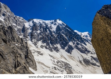 Similar – Image, Stock Photo Summit ascent Glacier