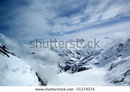 Similar – lonely mountain hut in the middle of nowhere II