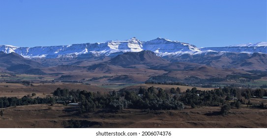 Snow On The Drakensberg South Africa 