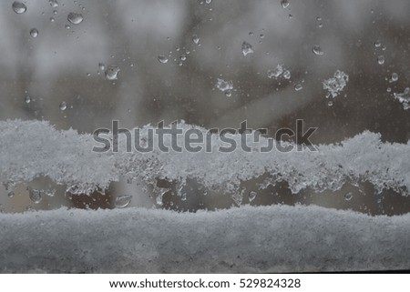 Similar – Image, Stock Photo fresh snow Winter Snow