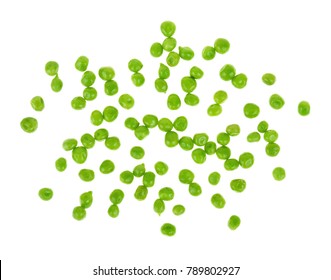 Snow Peas Isolated On White Background