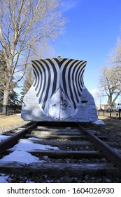 Snow Plow Steam Engine Train