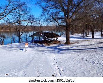 Snow Season At Algonkian Regional Park, Sterling, Virginia