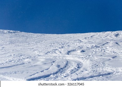 Snow Slope For Skiing