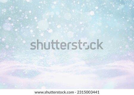 SNOW AND SNOWY SKA BACKGROUND, CHRISTMAS HOLIDAY BACKDROP, NEW YEAR´´S DESIGN, COLD ICE NATURAL TEMPLATE Stock fotó © 