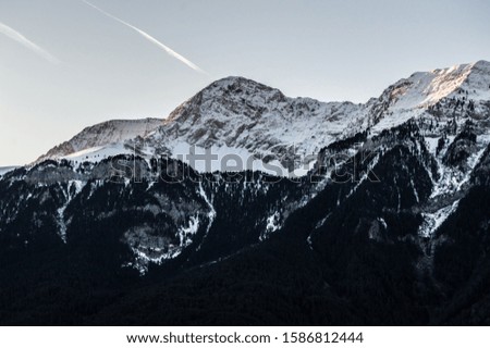 Similar – Berge in Graubünden (Schweiz)