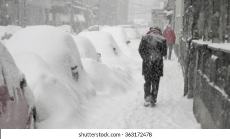       Snow storm                          - Shutterstock ID 363172478