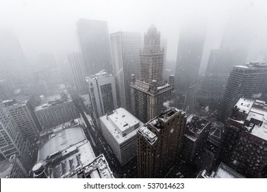 Snow Storm In Chicago 