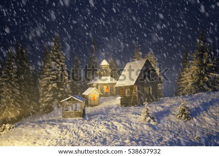 Similar – Image, Stock Photo Kevin alone in … Winter