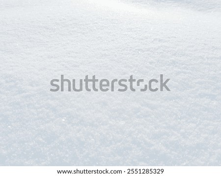 Snow surface close up as background