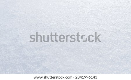 Snow surface close up as background