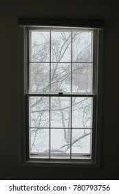Snow through the window