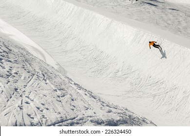 Snowboard And Ski Park In Austria