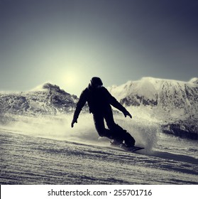 Snowboarder Silhouette 