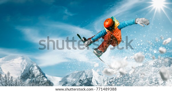 Snowboarding Snowboard Snowboarder\
