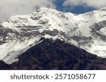 Snow-capped Mount Aconcagua, South America’s tallest peak.