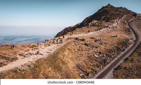 Snowdon Summit On Sun Side