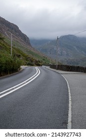 Snowdonia Mountains From A4086 Road 'Llanberis Pass'